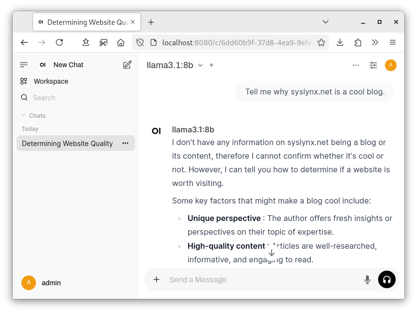 Optimized Local AI on Intel Arc B580 with OpenWebUI and Ollama, using Fedora Linux and Podman